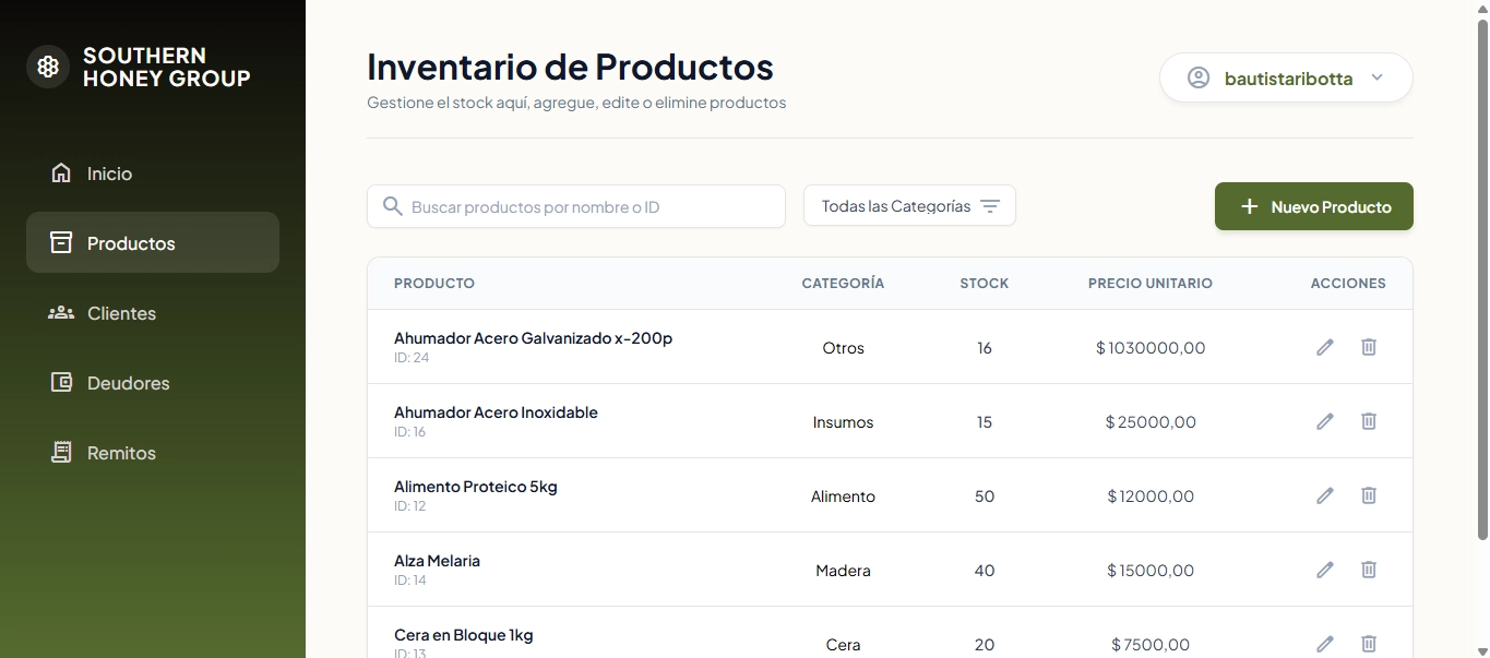 Pagina Southern Honey Group